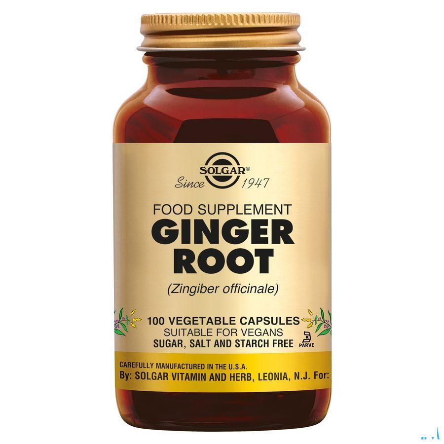 Solgar Ginger Root V-Caps 100  -  Solgar Vitamins
