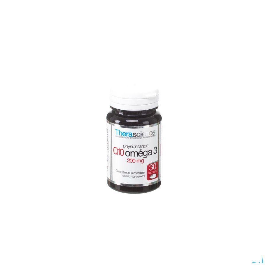 Q10 Omega 3 Caps 30X200Mg Physiomance PHY213  -  Therascience