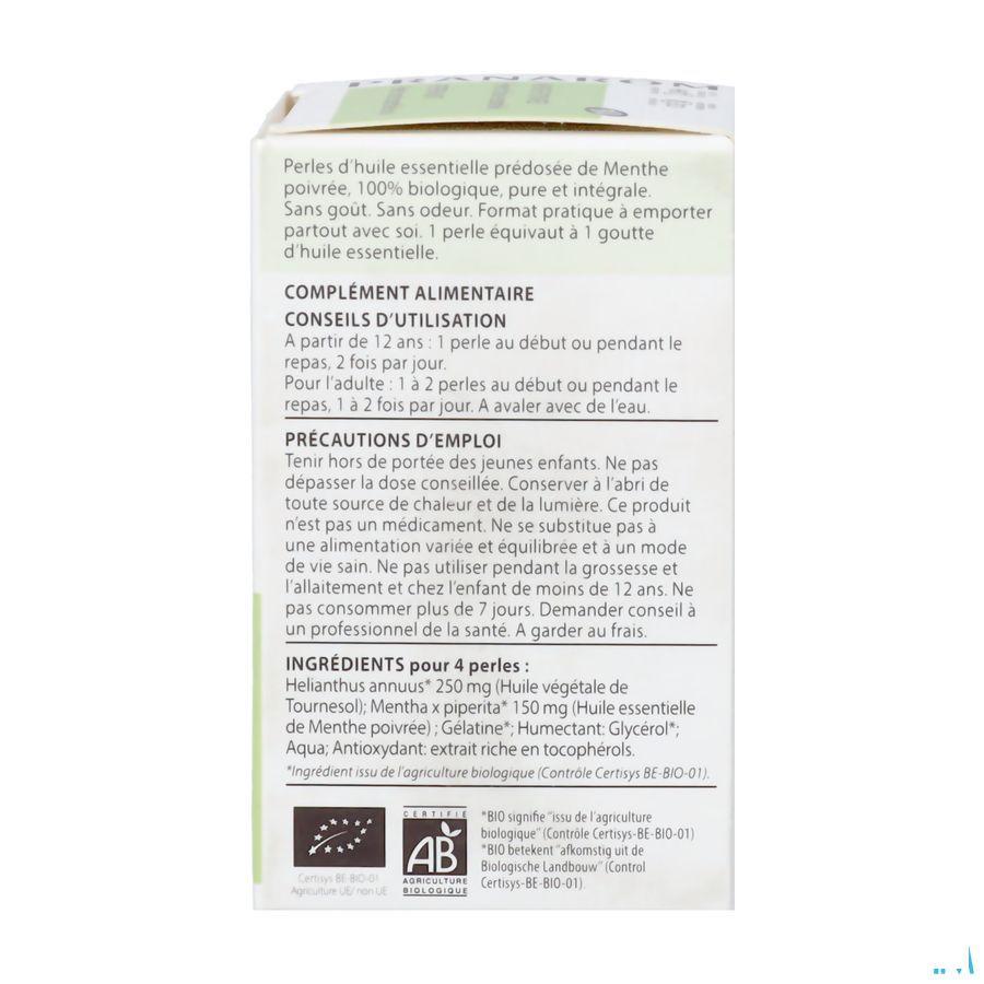 Parels Pepermunt Bio Ess Olie Caps 60 Pranarom