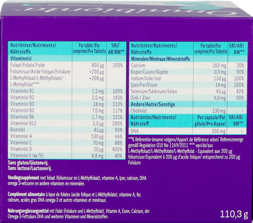 Omnibionta Postnatal 3 Borstv.8Wek Tabl 56+Caps 56