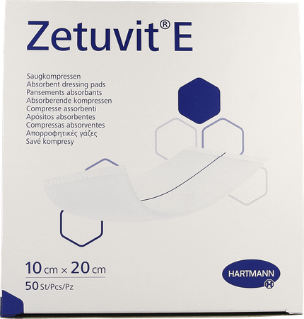 Zetuvit E 10x20cm Nst. 50 P/s  -  Hartmann