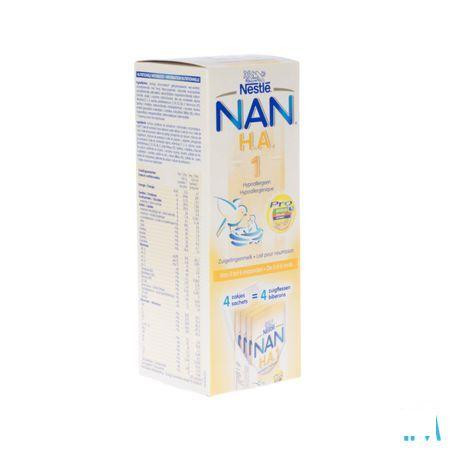 Nan Ha 1 Lait Poudre 0-6m Sticks 4x26,2g  -  Nestle