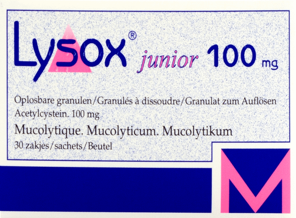 Lysox Junior Gran Sachets 30x100 mg  -  Menarini