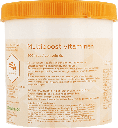 Multiboost Vitamines Comprimes 800
