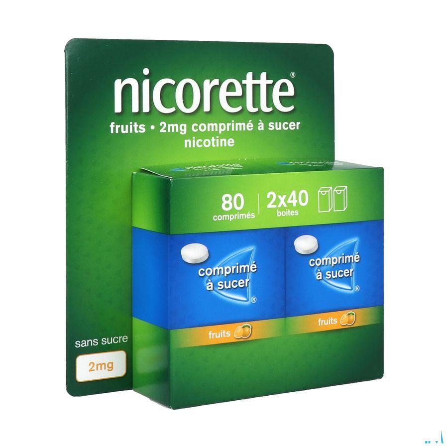 Nicorette Fruit 2Mg Zuigtabletten 80