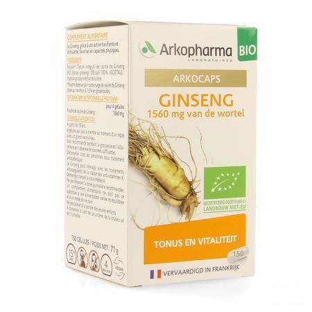 Arkogelules Ginseng Bio Caps 150  -  Arkopharma