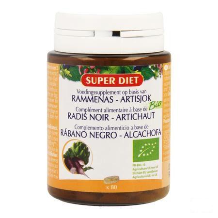 Super Diet Radis Noir-artichaut Bio Comprimes 80  -  Superdiet Laboratoires