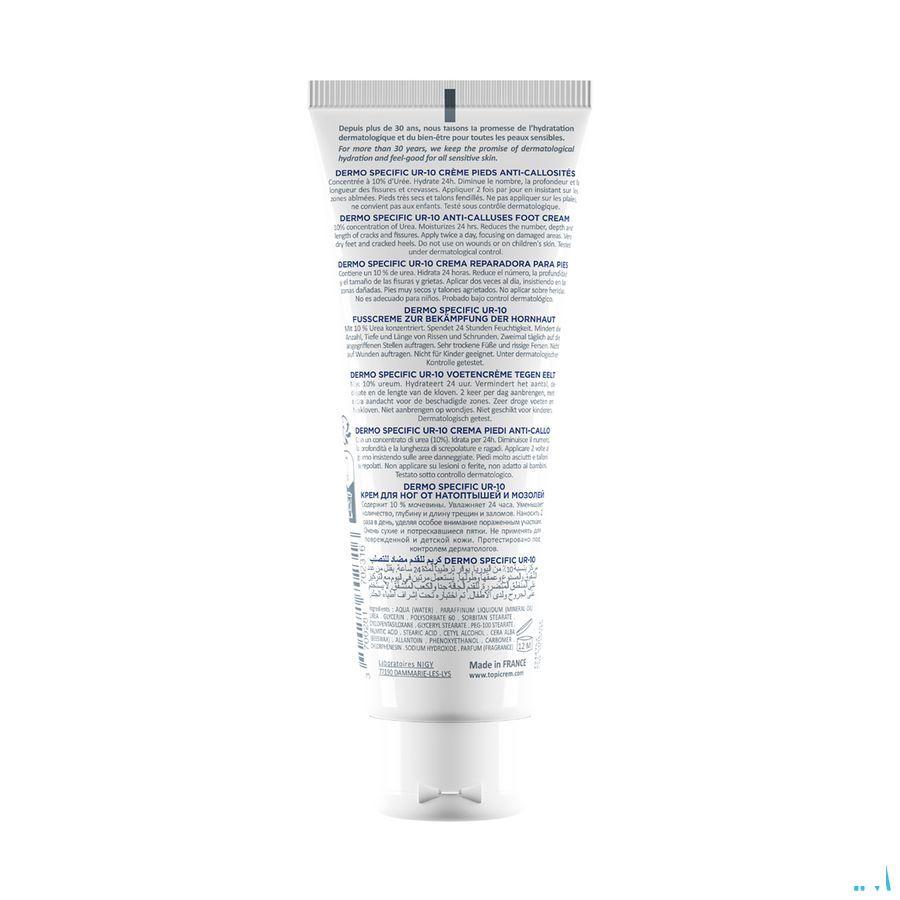 Topicrem Ur10 Voetcreme Anti eelt Tube 75 ml