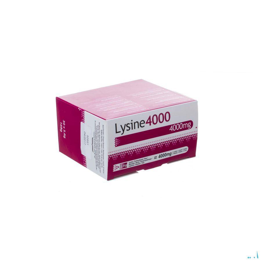 Lysine 4000 Poeder Zakje 30x5,6g 