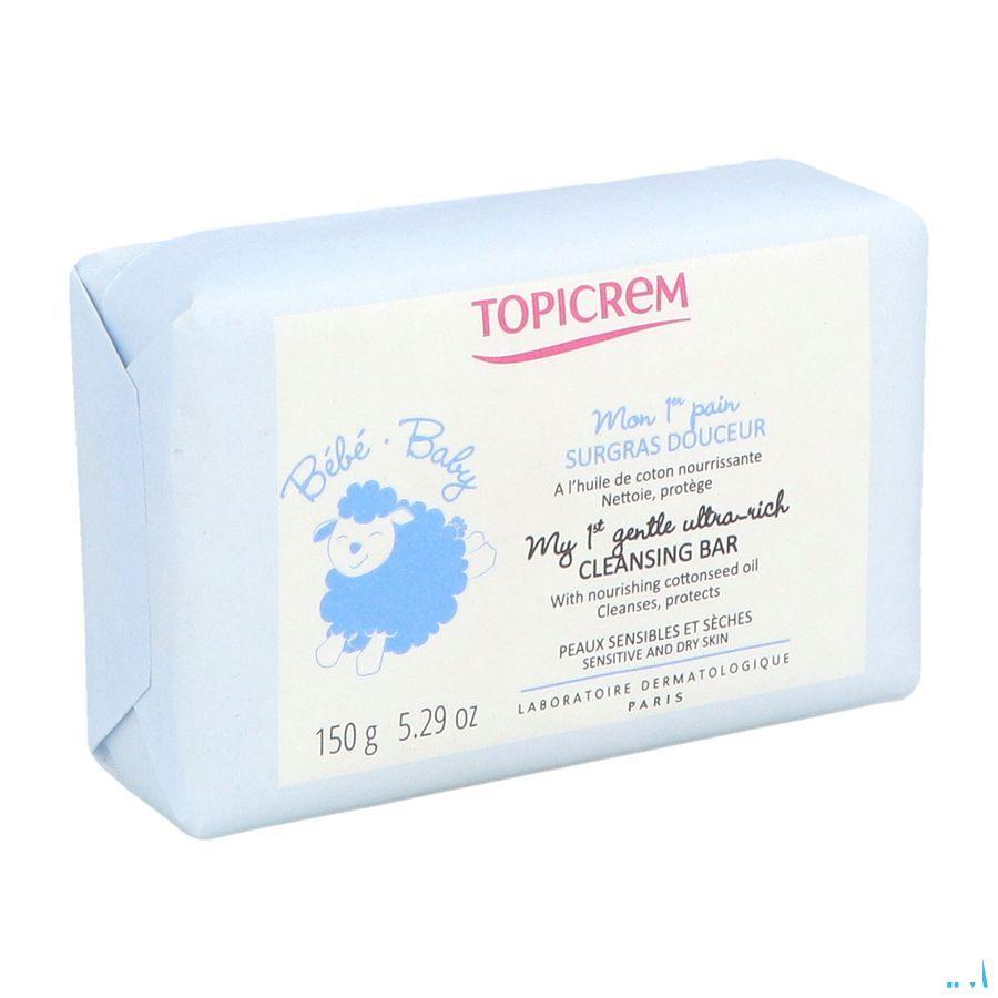 Topicrem Baby Mijn 1E Zacht Ultrar.Zeeptabl150g