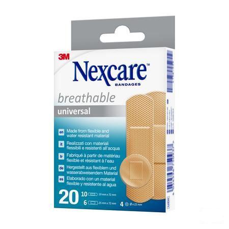 Nexcare 3M Breathabl.Univer. Ass. Strips20 N0320As  -  3M