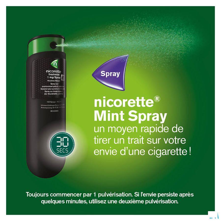 Nicorette Mint Spray Buccal 2x150 Sprays 1 mg/spray