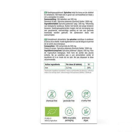 Purasana Spirulina Bio Tabletten 180