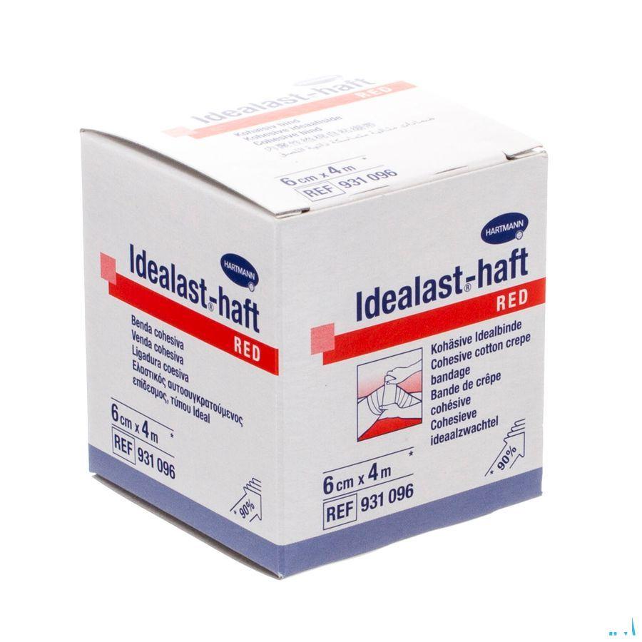 Idealast-haft Rood 6cmx4m 1 P/s  -  Hartmann