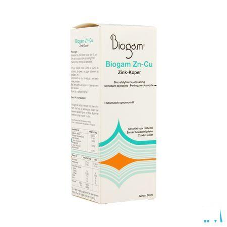 Biogam Zn-cu Flacon 60 ml  -  Sterop