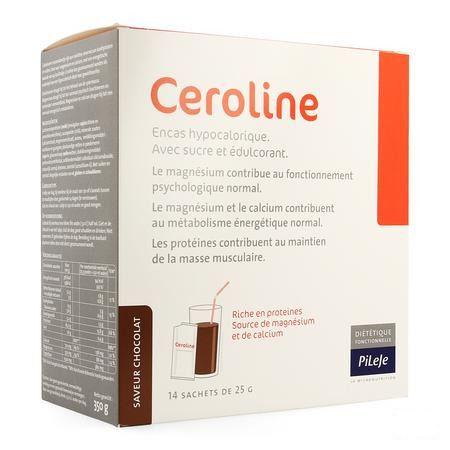 Ceroline Chocolat Poudre Sachets 14x25 gr  -  Pileje