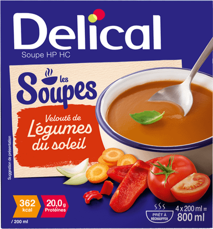 Delical Soupe Veloute Legumes Soleil 4 x 200 ml