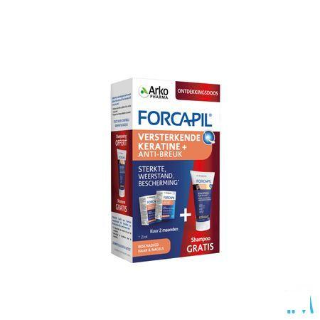 Forcapil Ontdekkingspack Caps 2X60+Sh 200  ml Grat.  -  Arkopharma