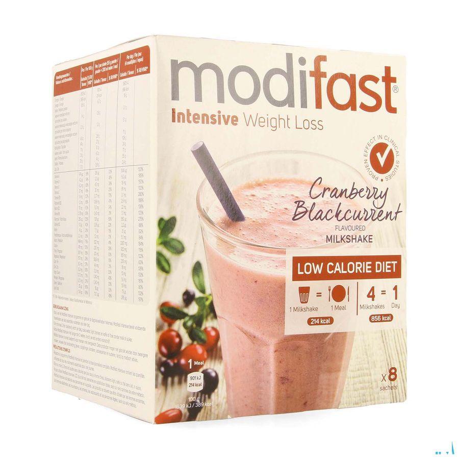 Modifast Intensive Milkshake Cranberry 440 gr  -  Nutrition & Sante