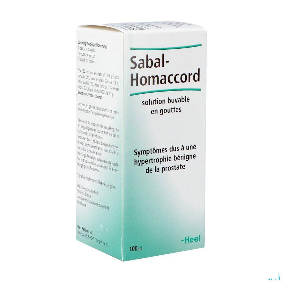 Sabal-homaccord Druppels 100 ml  -  Heel