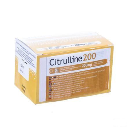Citrulline 200 Poeder Zakje 30x4g 