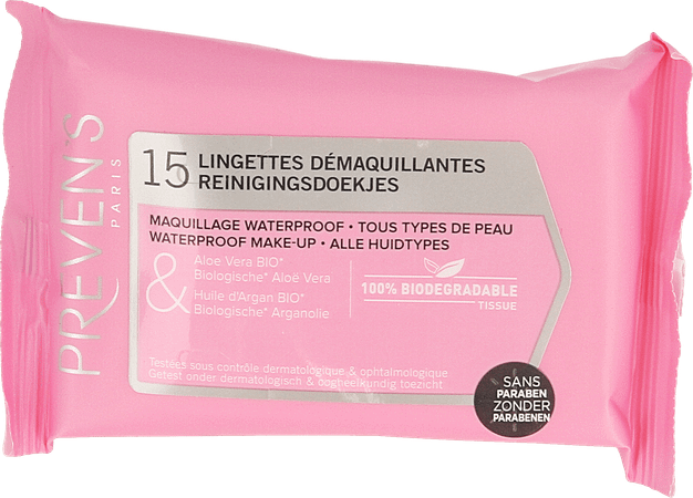 Preven's Tissue Reiniginsdoekje Zakje 1x15