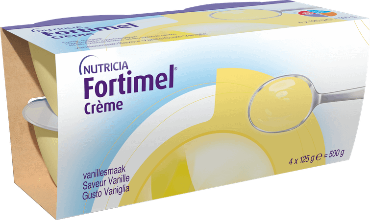 Fortimel Creme Vanille 4X125 g  -  Nutricia