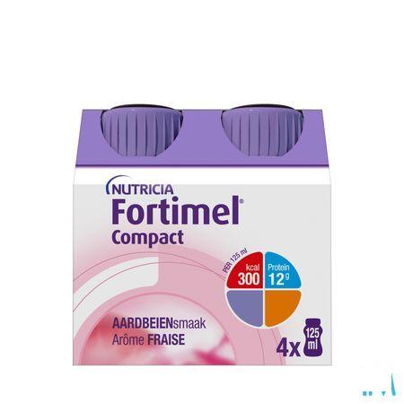 Fortimel Compact Aardbei 4x125 ml  -  Nutricia