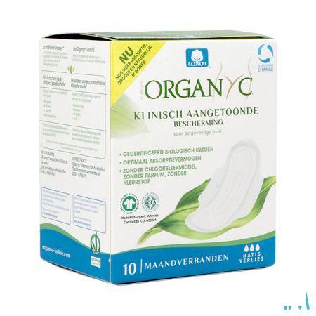 Organyc Serviettes Normal Coton Bio 10