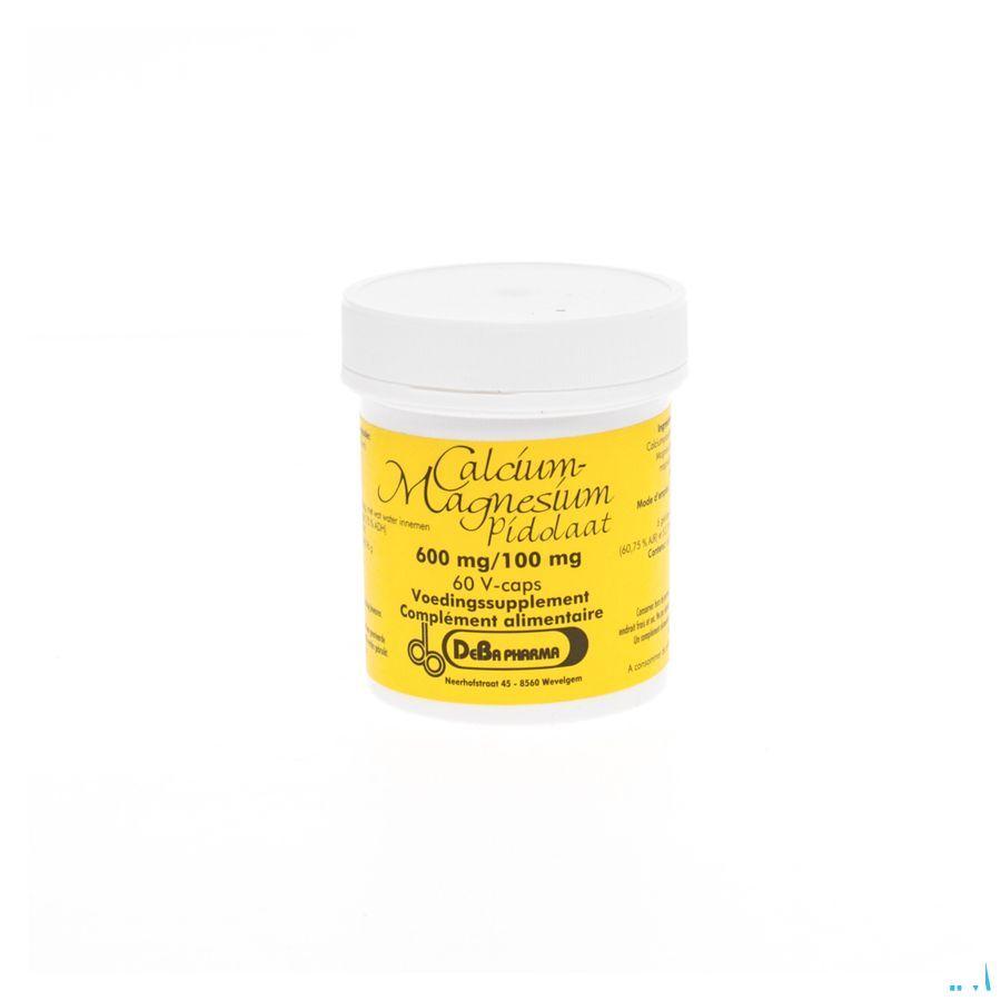 Calcium Magnesium Pidolate 600/100 mg V-Capsule 60  -  Deba Pharma