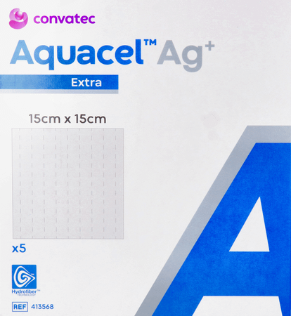 Aquacel Ag+ Extra 15 X 15Cm 5 413568