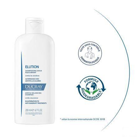 Ducray Elution Sh Doux Equilibrant 200 ml 