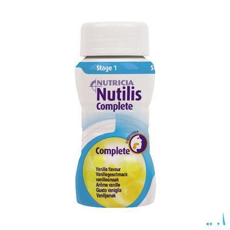 Nutilis Complete Stage 1vanille Flacon 4x125 ml  -  Nutricia