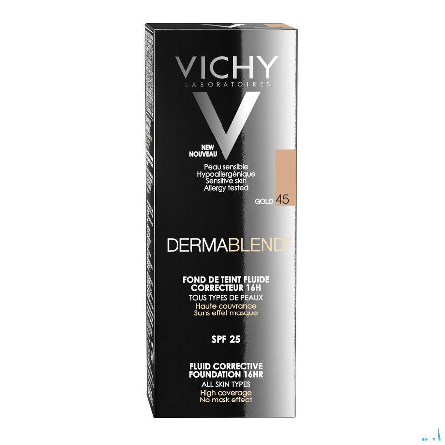 Vichy Fdt Dermablend Fluide 45 gold 30 ml