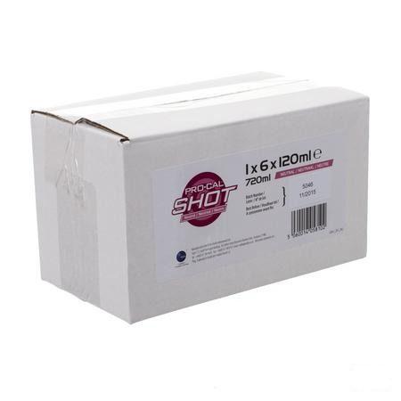 Pro-cal Shot Neutraal 6x120 ml 