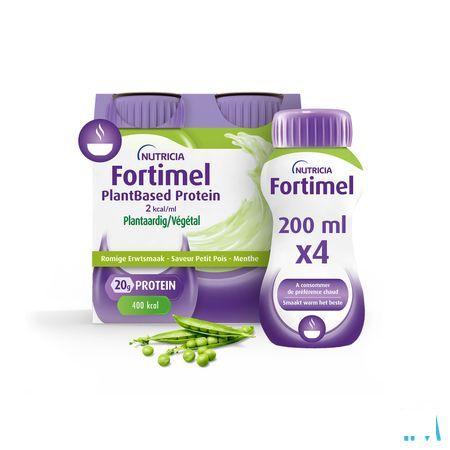 Fortimel Plantbased Protein Pet.Pois-Menthe4X200 ml