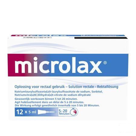 Microlax 12 X 5 ml