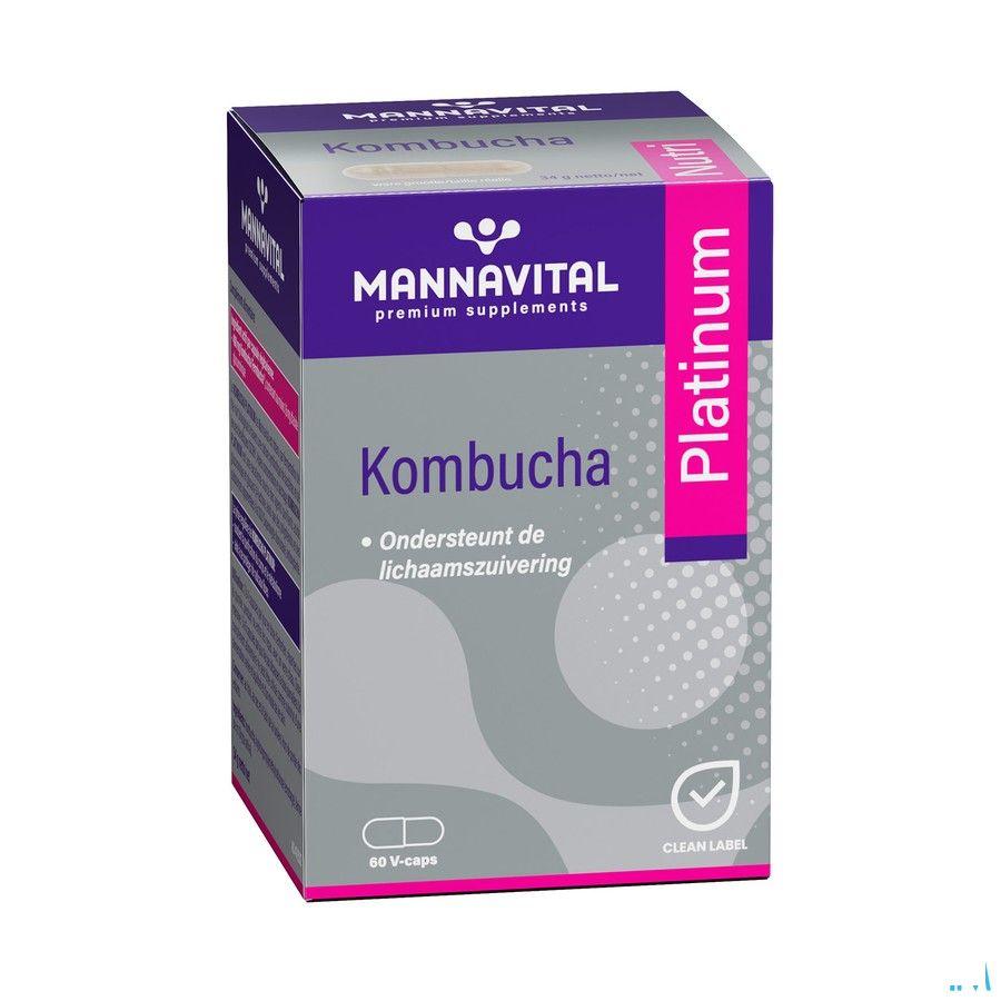 Mannavital Kombucha Platinum V-Caps 60 