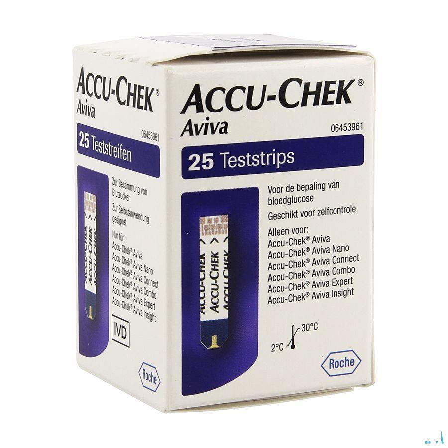 Accu Chek Aviva Bandelette Reactive 25 6453961016  -  Roche Diagnostics