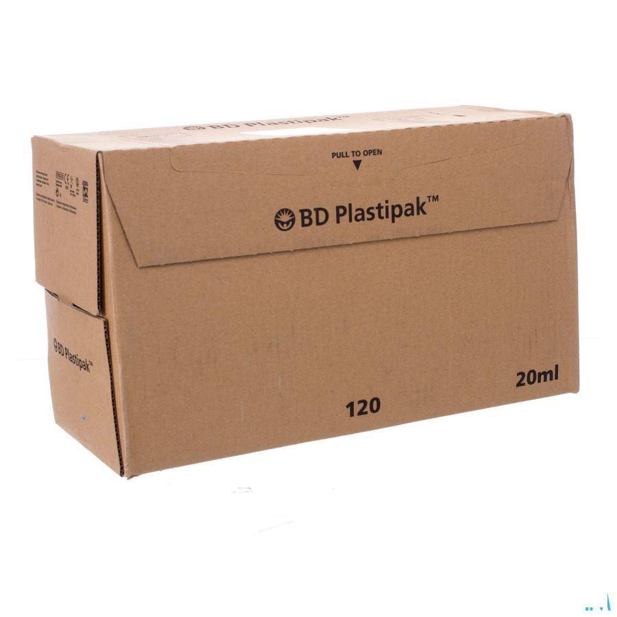 Bd Plastipak Spuit Z/Nld Luer Lok 20  ml 120 300629