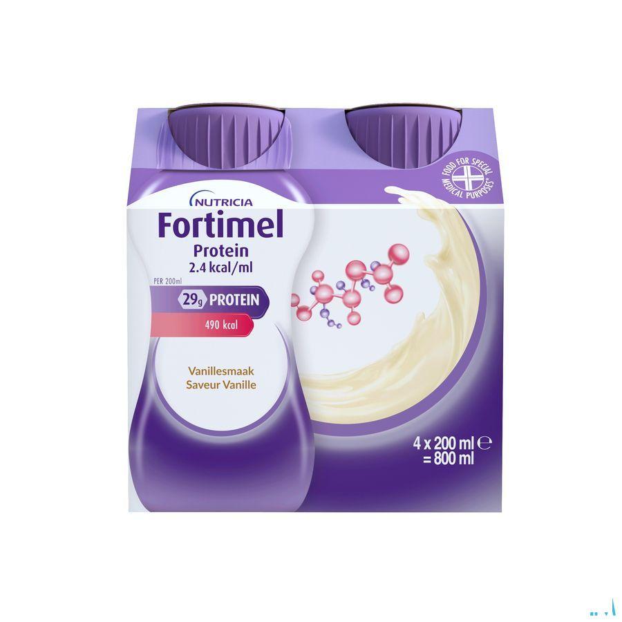 Fortimel Protein 2.4Kcal Vanille 4 x 200 ml