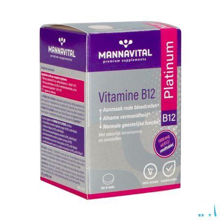 Mannavital Vitamine B12 Platinum V-Tabl 60