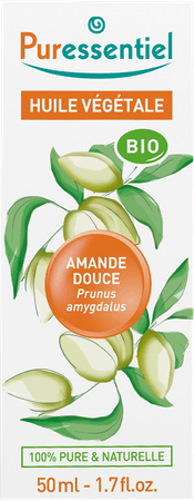 Puressentiel Huile Vegetale Bio Amande Douce 50 ml  -  Puressentiel