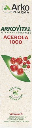 Arkovital Acerola 1000 Effervescent Vit C Comp 20