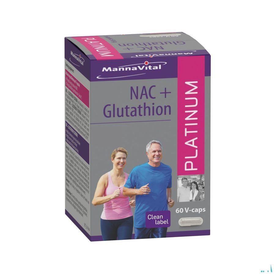Mannavital Nac Glutathion Platinum V-Caps 60
