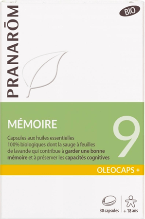 Oleocaps+ Bio 9 Geheugen Caps 30  -  Pranarom