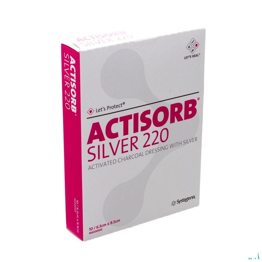 Actisorb Silver 220 Kp 9,5x 6,5cm 10 Mas065de  -  Gd Medical
