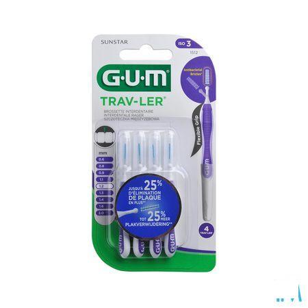 Gum Proxabrush Travel Cyl. Xfine 4 1512