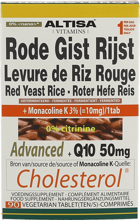 Altisa Levure Riz Rge Adv.complex + q10 Natur Comprimes 90  -  Dieximport