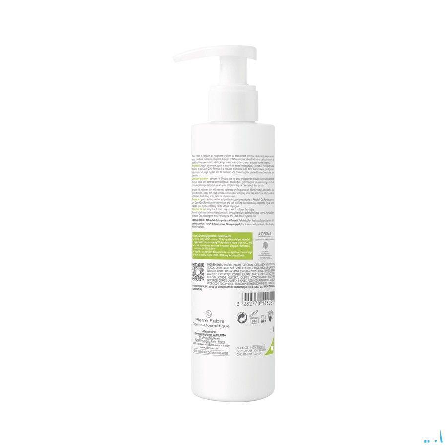 Aderma Dermalibour+ Cicagel Moussant 200ml  -  Aderma